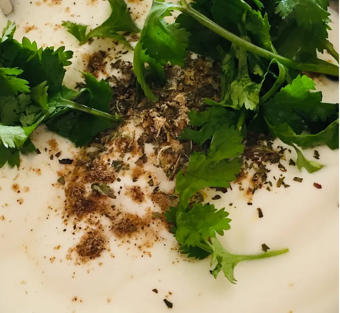                             Yoghurt With Added Coriander Makes Perfect Snack 