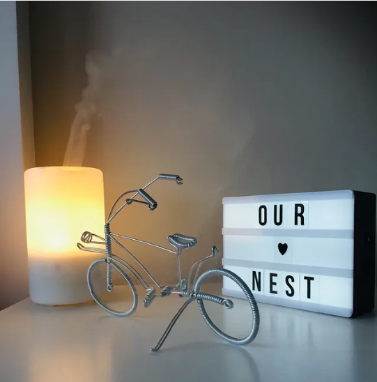                                Lavender Oil In The Air With Calmer Lights 