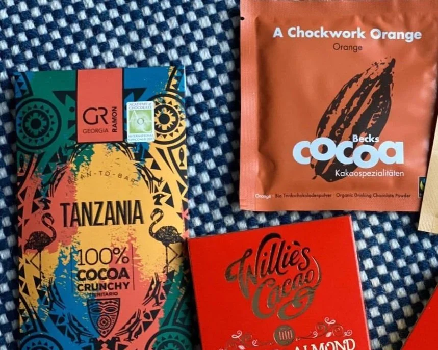  Willies chocolate  with orange and almond is a personal favorite with its flavorful, not bitter taste. 
