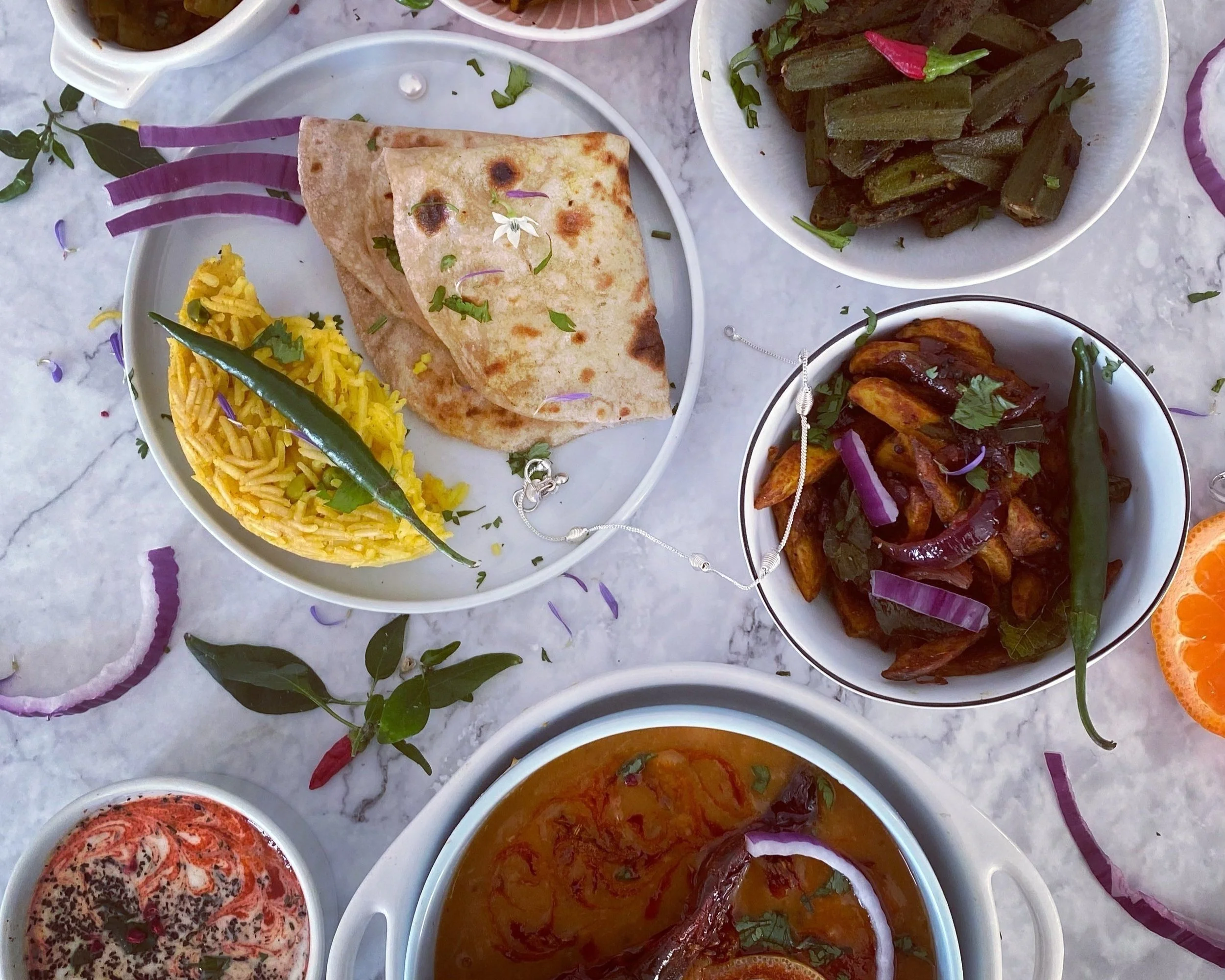   Authentic Indian Food is a part of our Diwali Menus 