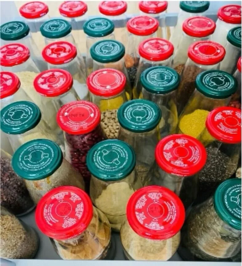                            All tomato purée bottles that came for cooking workshops 